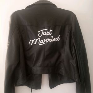 Just Married Leather Jacket